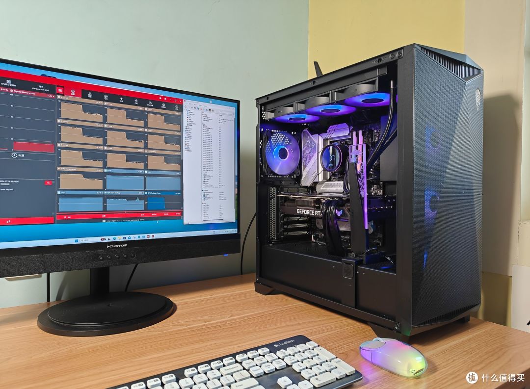 轻松压制14700K到80+度,四成价格千元效果,超频三DA360PRO水冷散热器