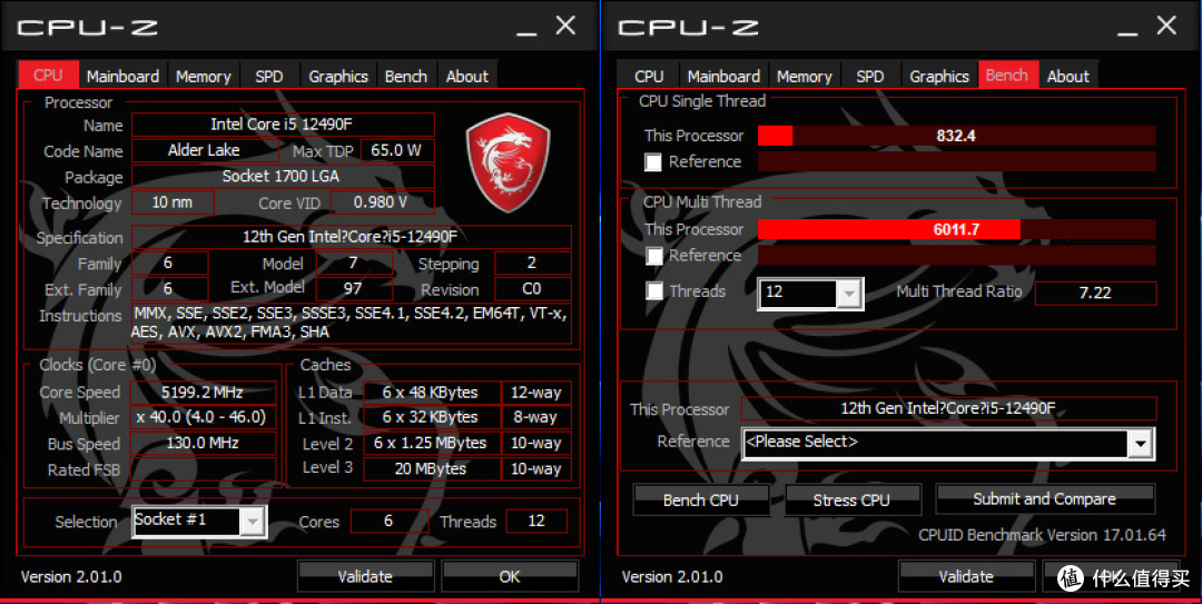 超越时代的性价比与兼容性典范 — Intel Core i5-12490F