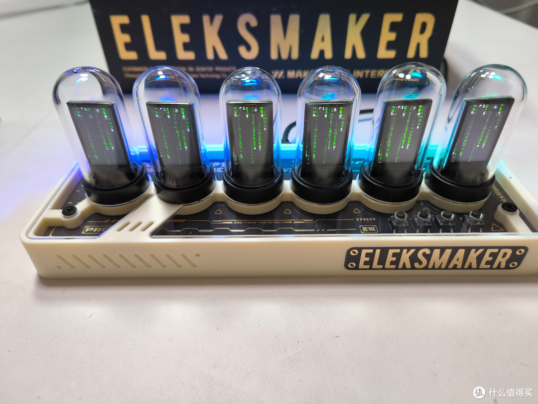 值得入手的墙搭/桌搭好物，EleksMaker拟辉光管时钟