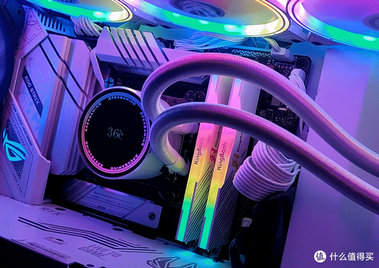 高颜值、高性能、高性价比，还支持手动超频！——金百达（KINGBANK）白刃 RGB DDR5 6800MHz