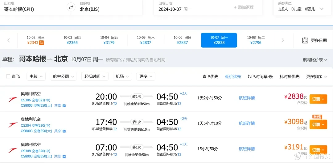 国庆节去欧洲,东航南航开打价格战!互相拆台去对方基地送一日游,正十一往返含税,不到五千了!