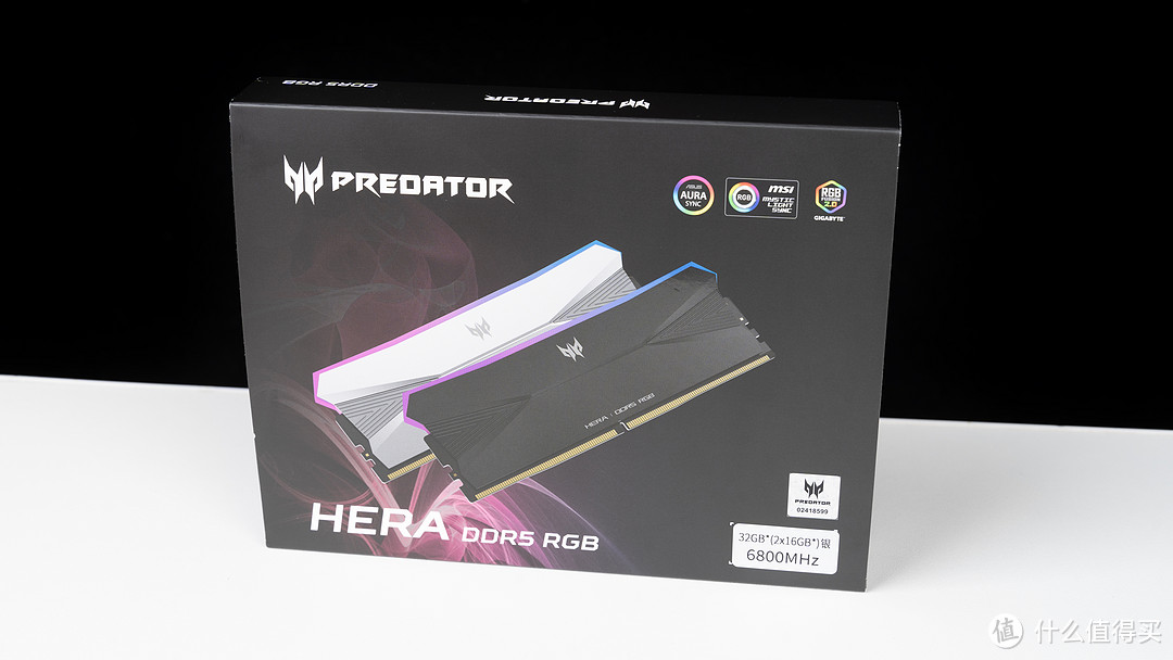 被动散热超8000C36过测！宏碁掠夺者HERA DDR5 RGB 6800 16GB*2折腾记