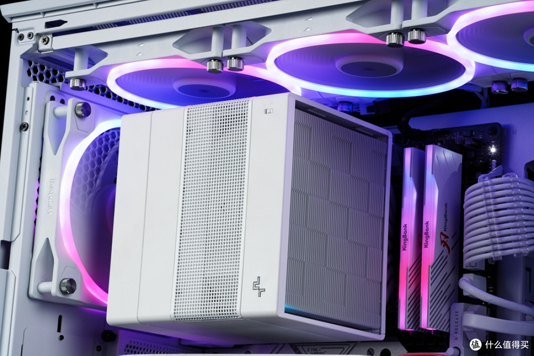 be quiet! Dark Base701+ROG Z790吹雪S+索泰4090 AMP 月白 纯白高性能风冷展示!