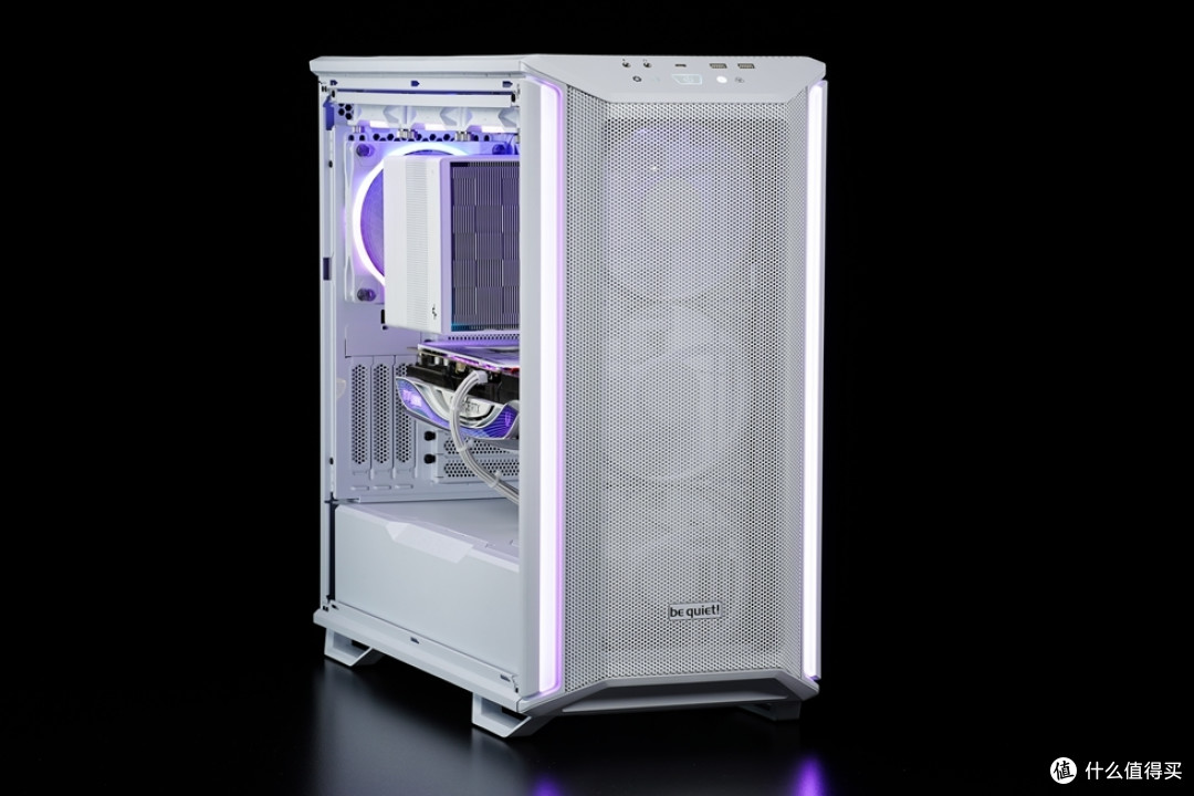 be quiet! Dark Base701+ROG Z790吹雪S+索泰4090 AMP 月白 纯白高性能风冷展示!