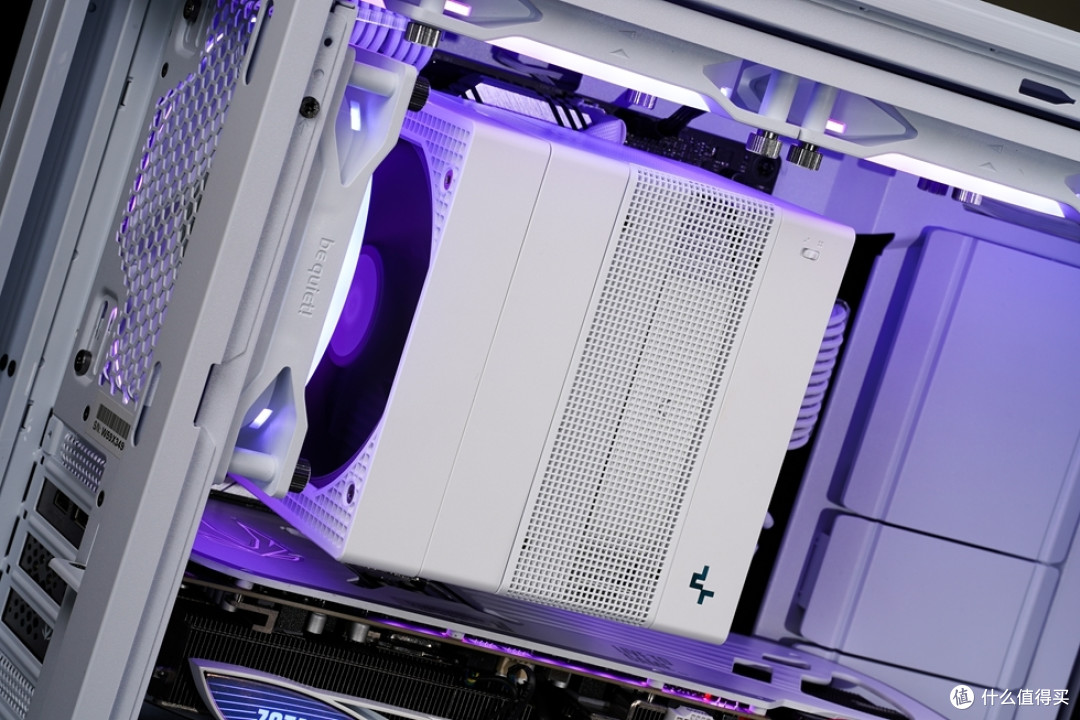 be quiet! Dark Base701+ROG Z790吹雪S+索泰4090 AMP 月白 纯白高性能风冷展示!