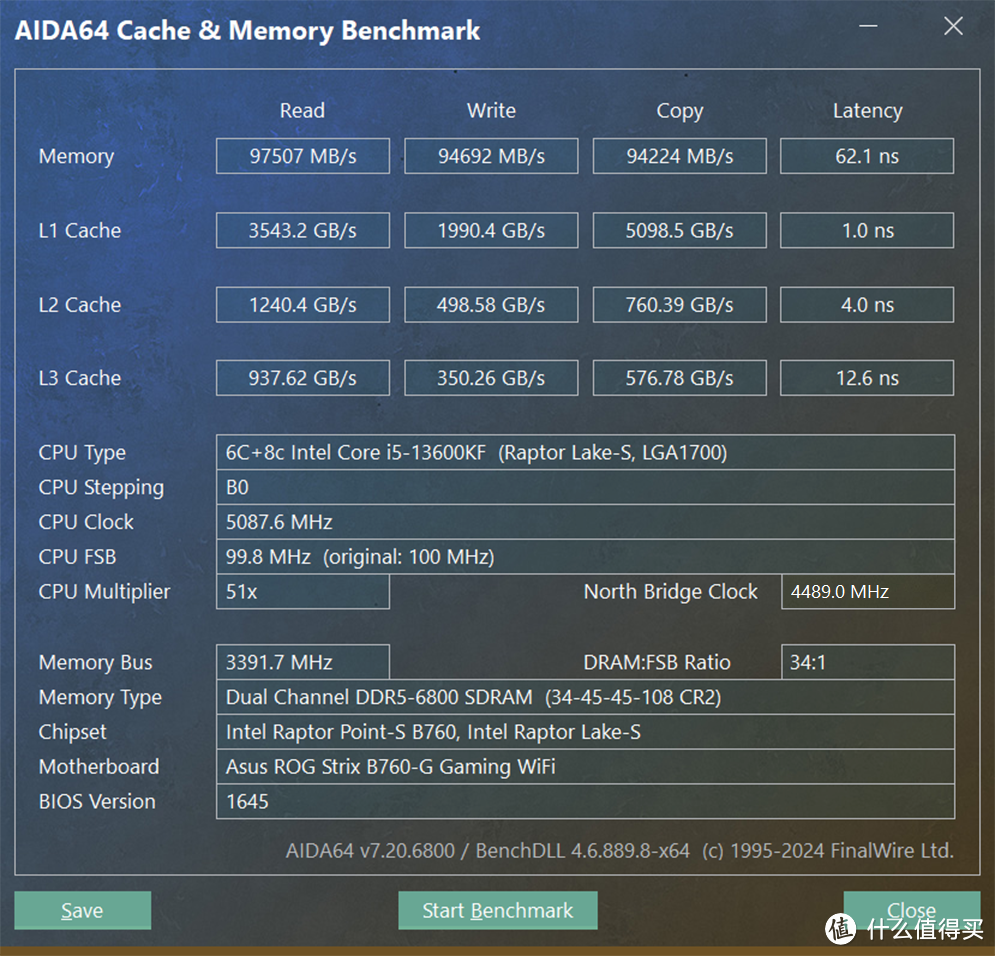 同样6800MHz性能亦有差异，闲来无事，做一下手头3款DDR5 6800MHz内存条的横评