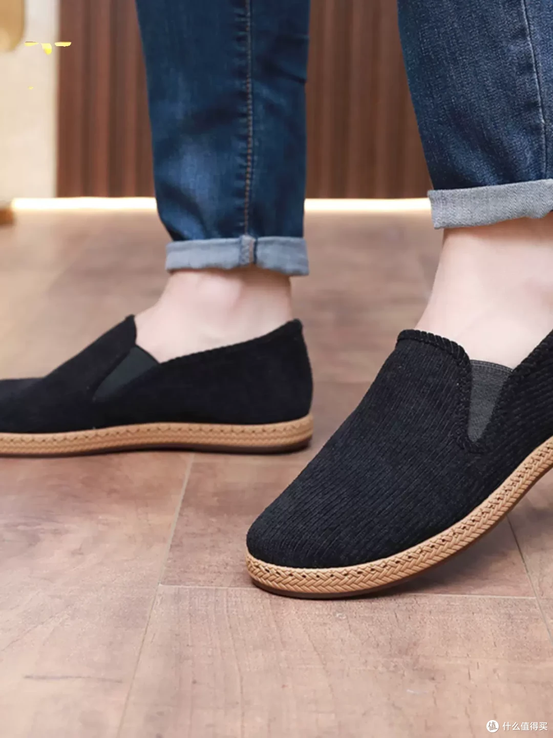 👞新款老北京布鞋男,春夏平底一脚蹬,休闲老人鞋透气防滑爸爸鞋工作鞋!😍