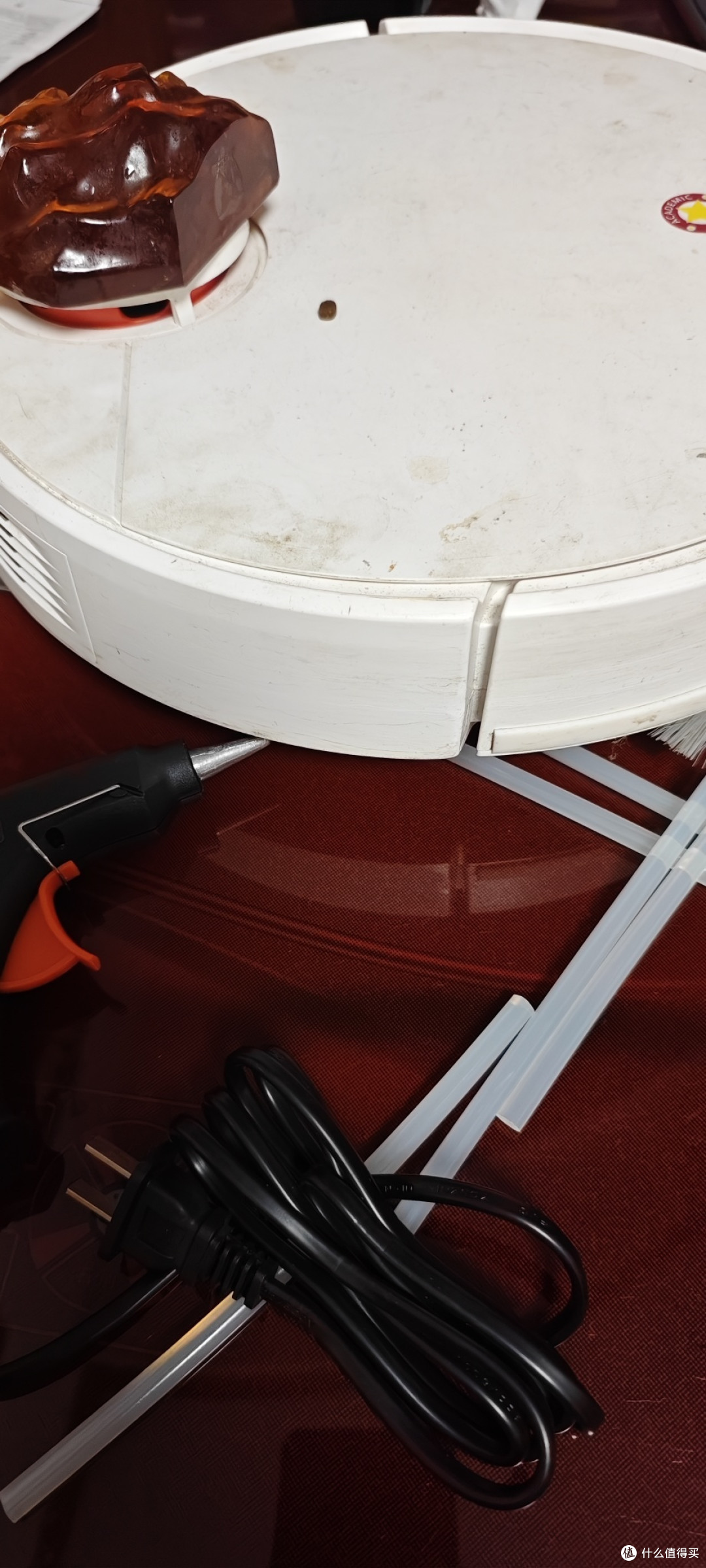 小米扫地机器人不充电？不能自动归位？给他加一个雕塑，增强效果。解决小米扫拖机器人充电接口不良问题