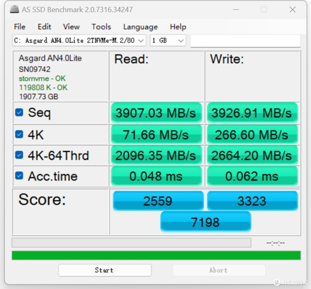 极速飞跃 畅快竞技 — Asgard AN4.0 Lite 2TB 开箱体验!