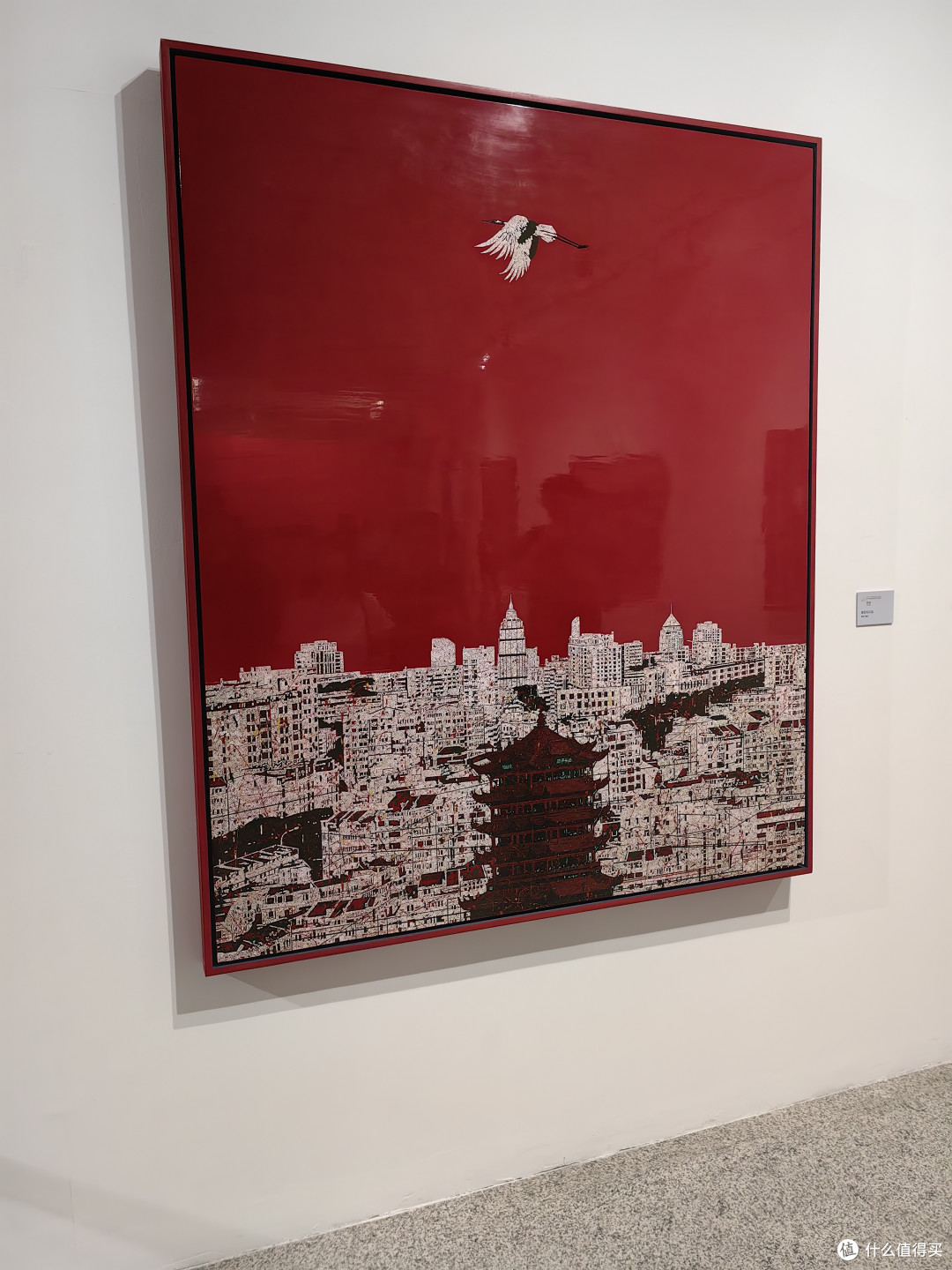 与博物馆一条马路之隔是艺术馆，现在是漆画展，胜在人相对少