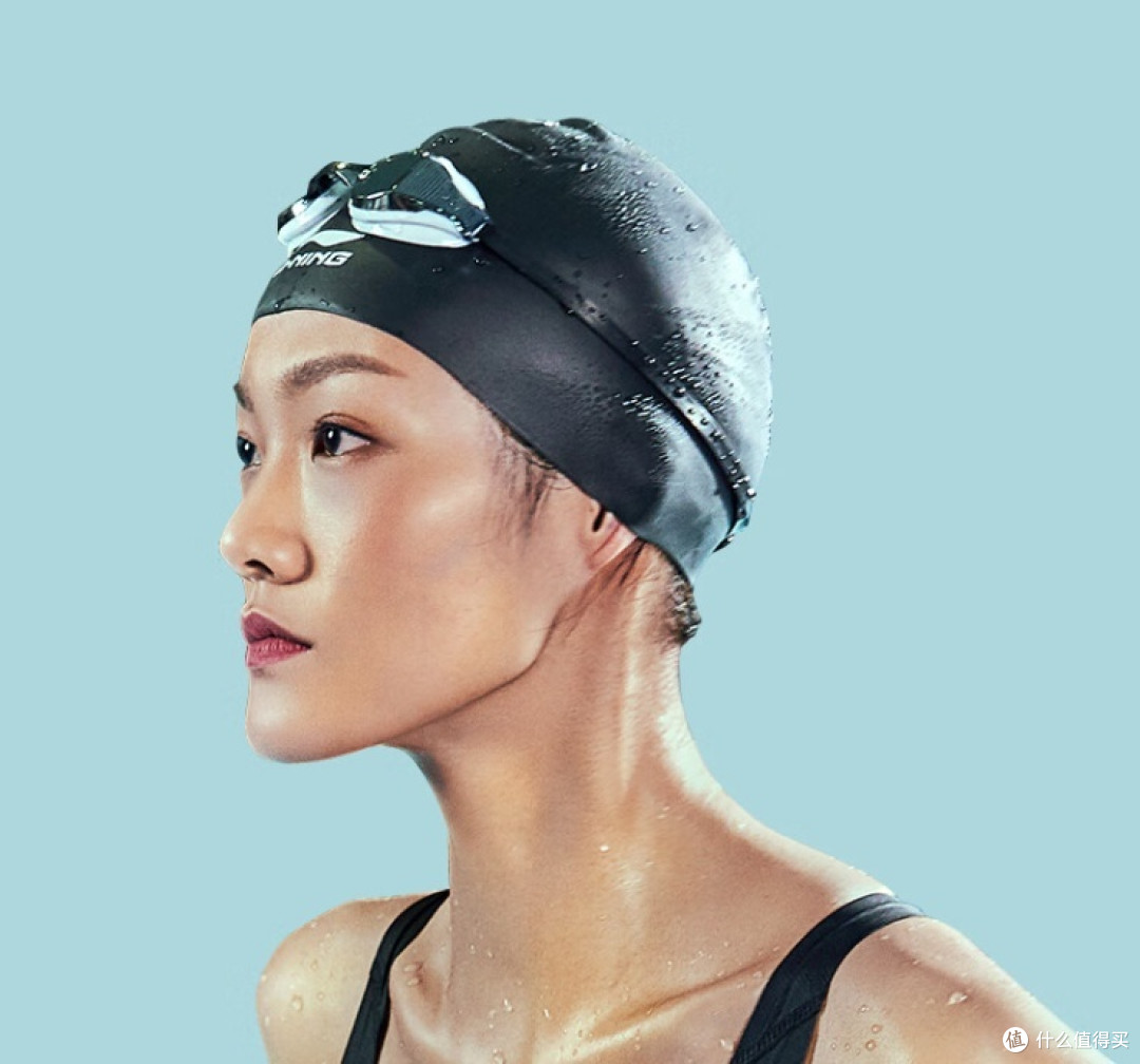 李宁LI-NING硅胶防水游泳帽LSJK808:水中的温柔守护者