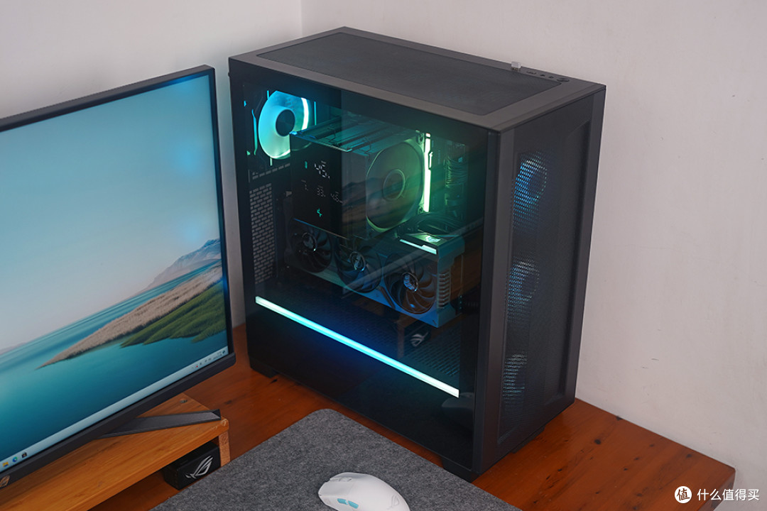 7800X3D+TUF B650M / RTX 4070 TI SUPER,追风者 XT523 P2 Ultra 机箱装机展示