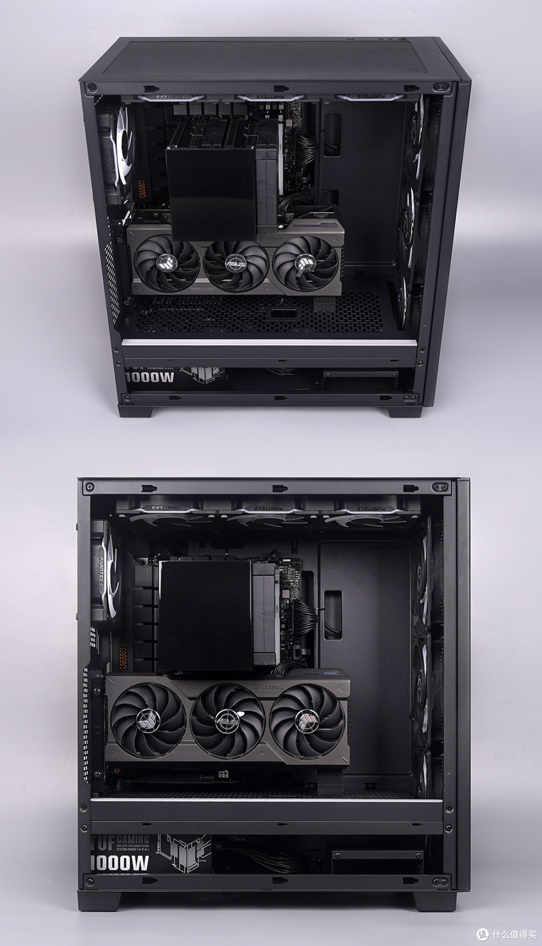 7800X3D+TUF B650M / RTX 4070 TI SUPER,追风者 XT523 P2 Ultra 机箱装机展示