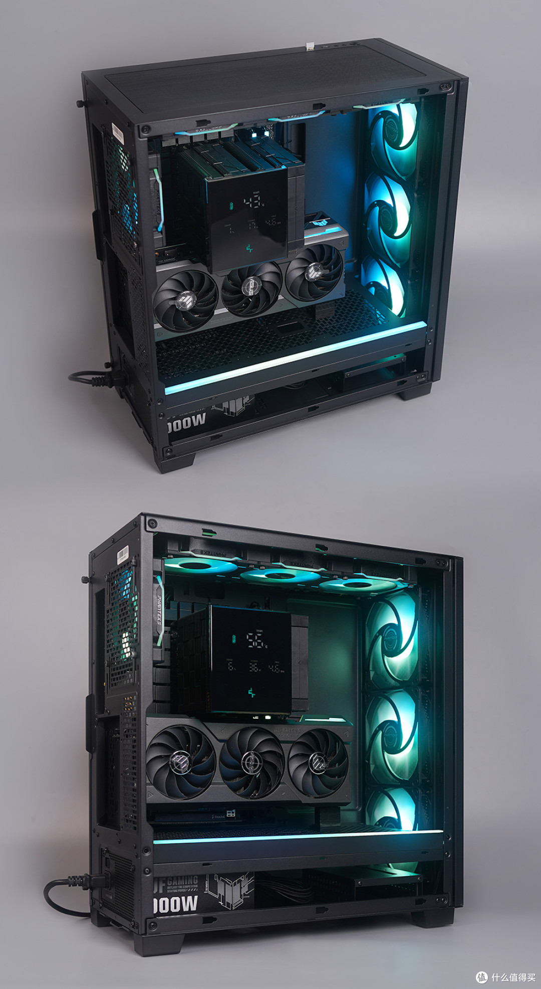 7800X3D+TUF B650M / RTX 4070 TI SUPER,追风者 XT523 P2 Ultra 机箱装机展示
