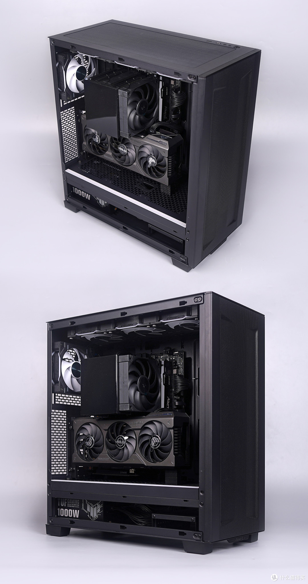 7800X3D+TUF B650M / RTX 4070 TI SUPER,追风者 XT523 P2 Ultra 机箱装机展示