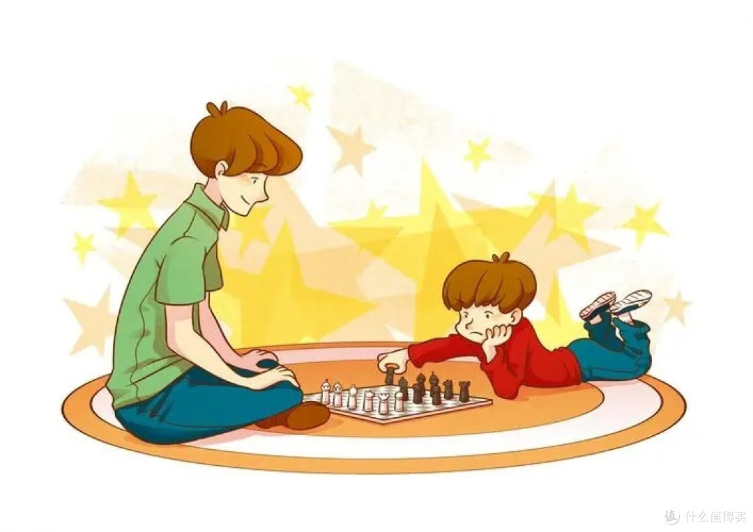 以棋会友，父子间的智慧碰撞