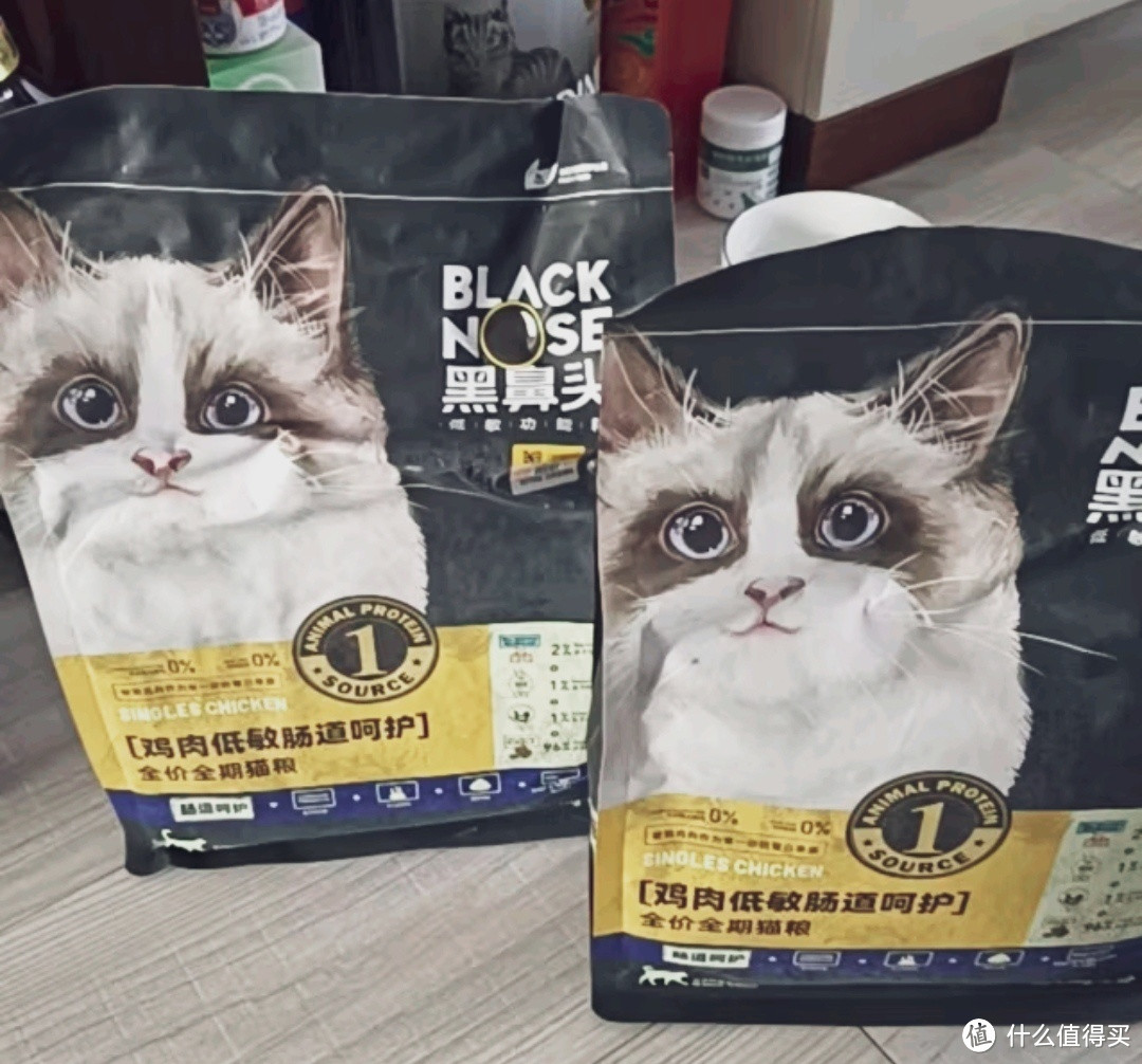 优质养宠必备之黑鼻头猫粮无谷低敏猫粮肠道呵护调理猫粮1.5kg全期全价猫粮添加冻干