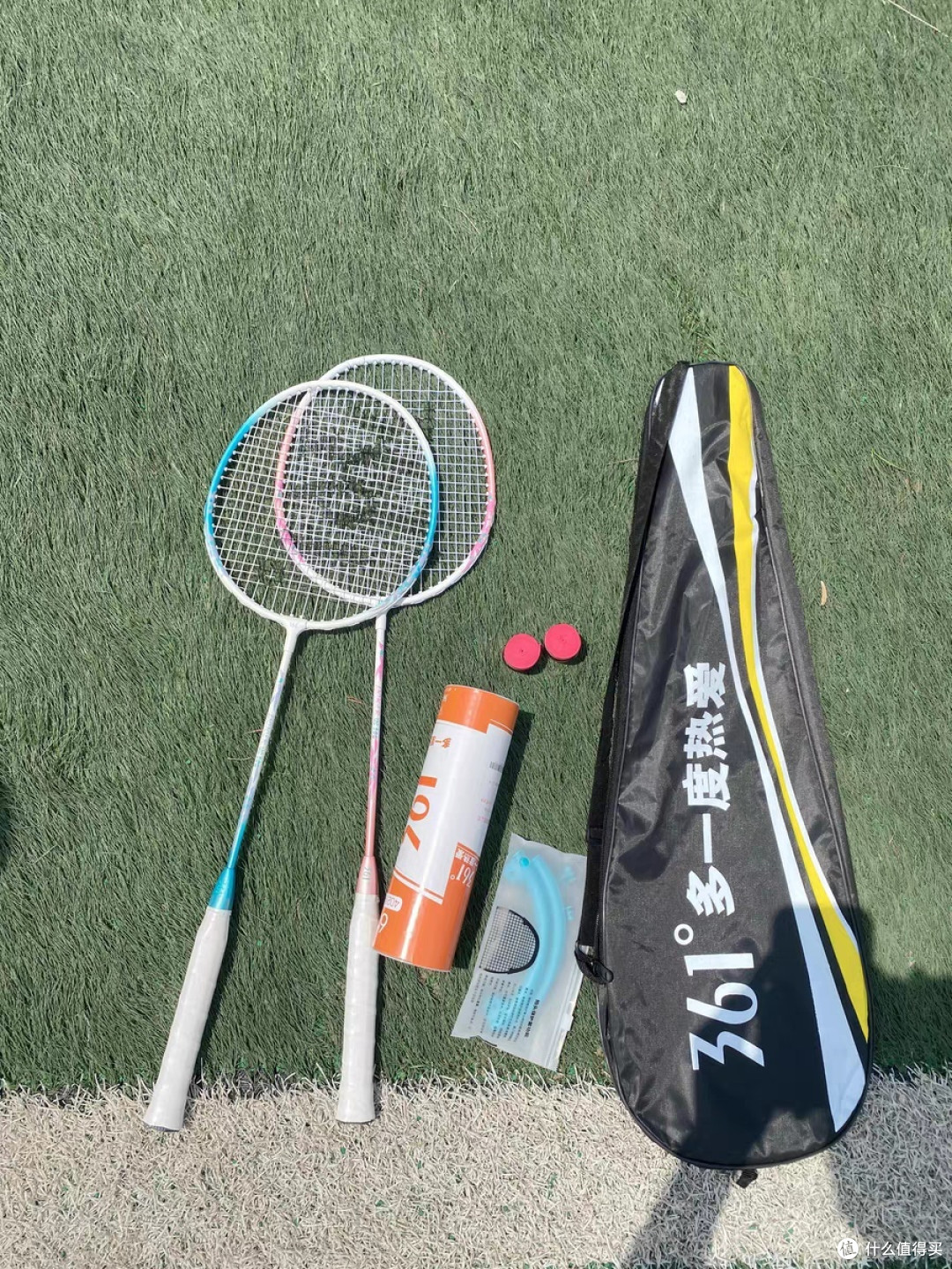 361羽毛球拍正品旗舰店全碳素纤维成人超轻双拍装备专业耐打套装