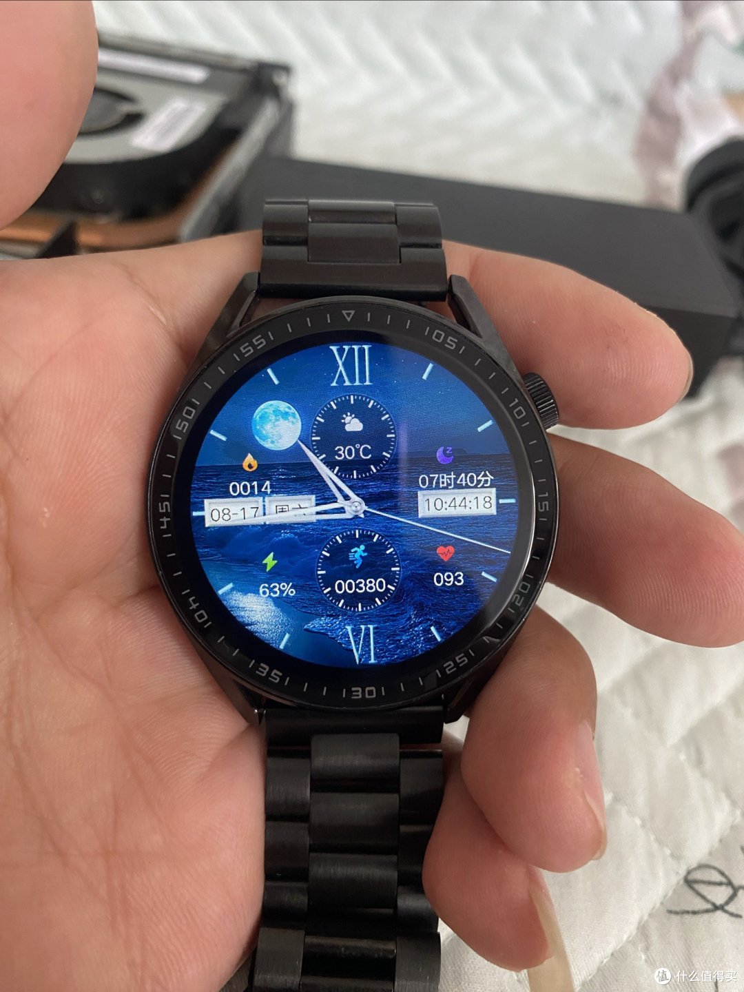 这种表盘自带的，适合我