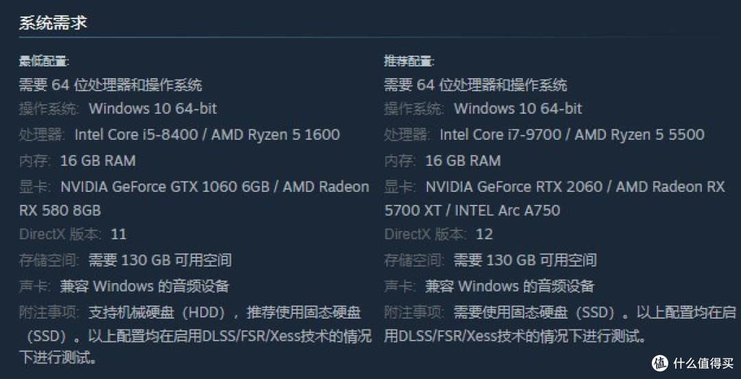 系统要求