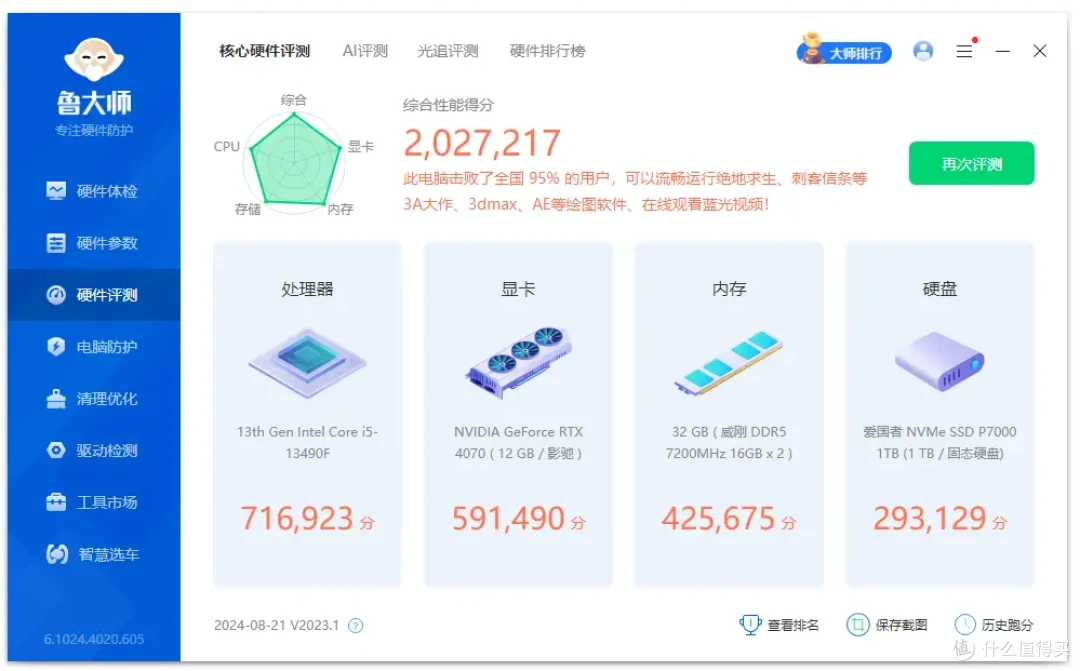 决战《黑神话:悟空》,i5-13490F+RTX4070够不够?实测见真章