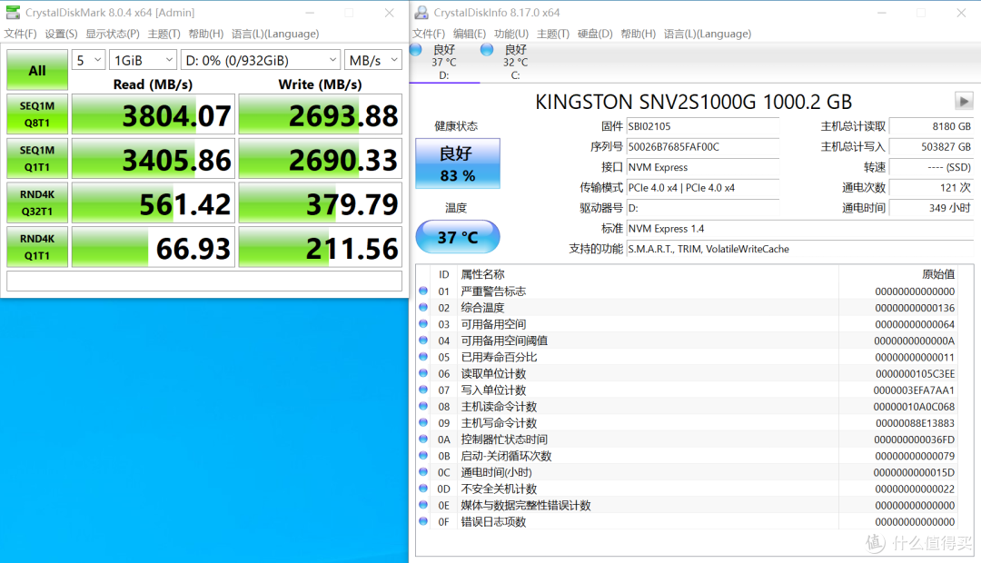 累计写入500TB，QLC的NV2读写速度依然正常！