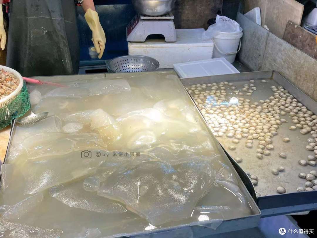 北方沿海（大连）菜市场的夏秋时节，简单一拌即好吃的「新鲜海蜇」可不能错过！（附做法）