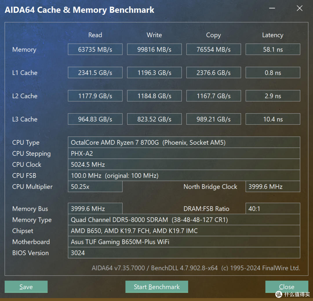 这就是高频内存的强大!佰维 DW100 DDR5 6800 16G*2 + 8700G 也能玩 3A 大作!