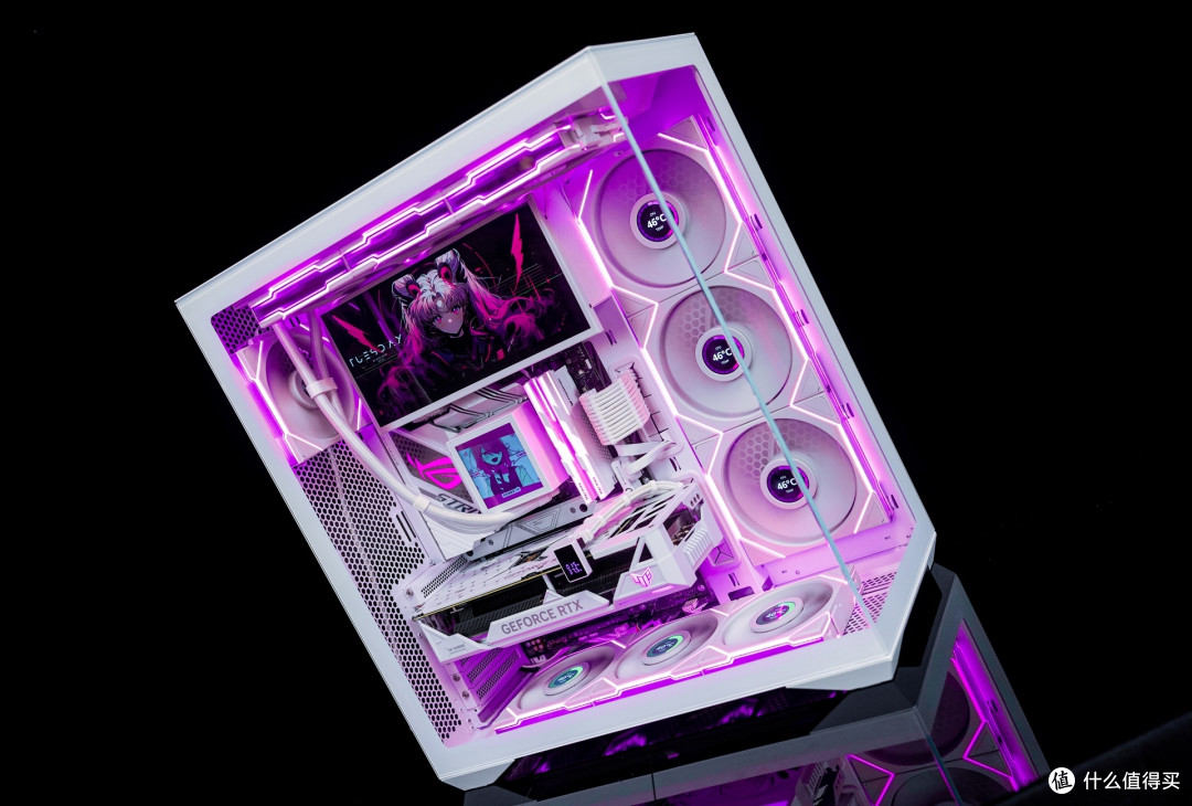 梦幻公主粉白配！I7+RTX4070TI S主机，颜值党的福音？