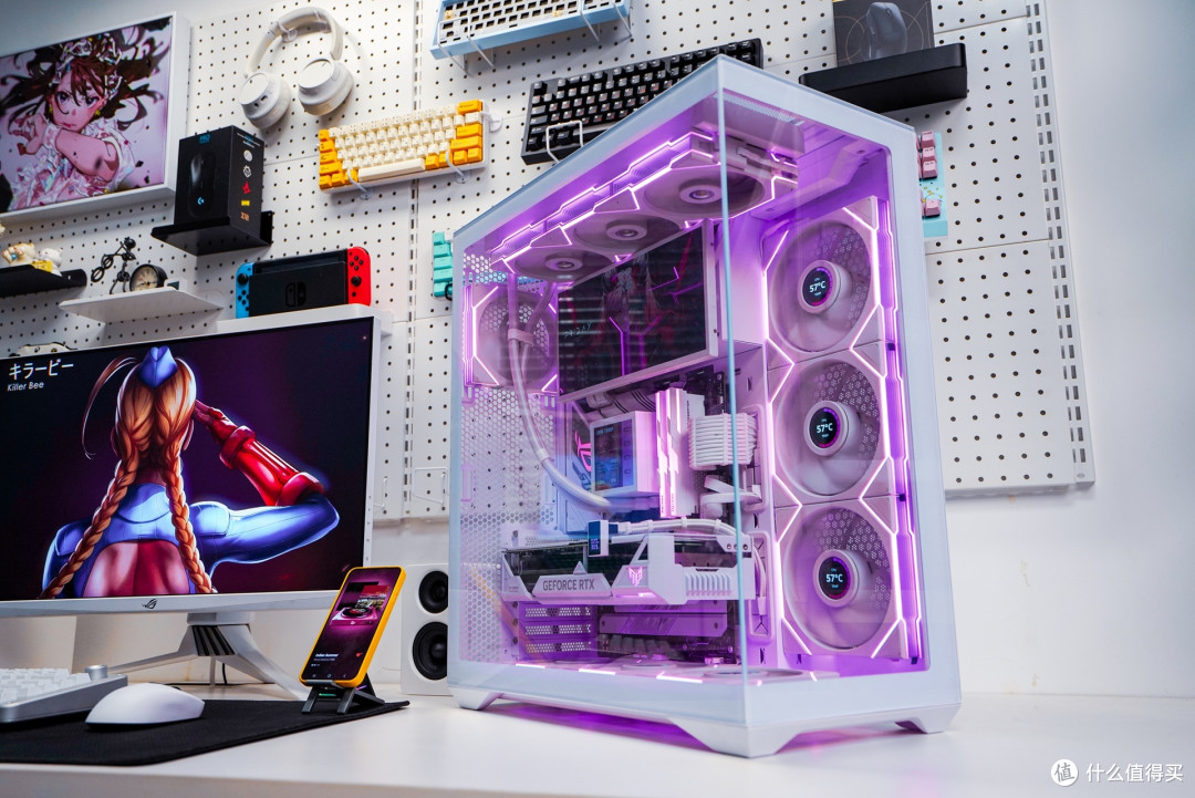 梦幻公主粉白配！I7+RTX4070TI S主机，颜值党的福音？