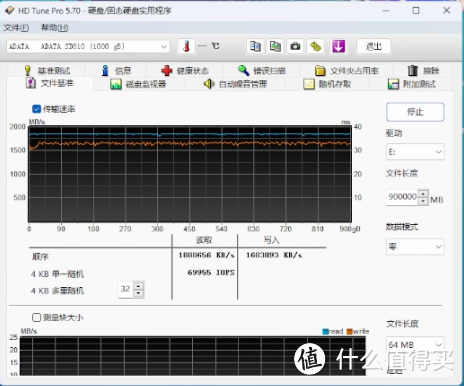 威刚SD810 1T移动固态硬盘简评! 2000MB/s IP68防水等级 TLC颗粒 499?