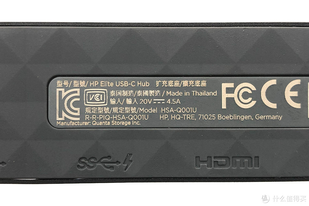 惠普Elite USB-C Hub 扩充底座拆解报告(4WX89AA) L37718-001 L39572-001 80瓦PD供电4k 60hz HDMI 高速集线器兼容Macbook Air M1 /2/3