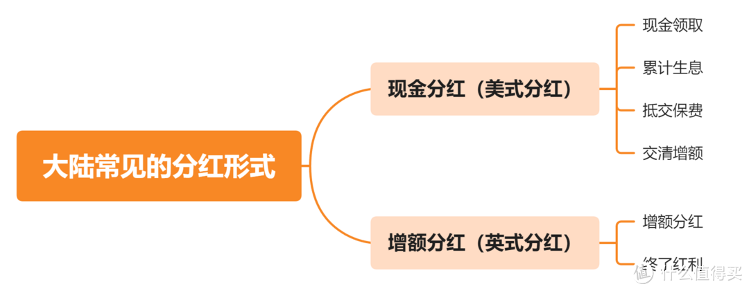 大陆常见的分红形式