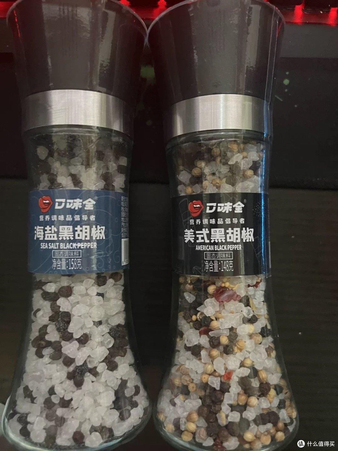 口味全海盐黑胡椒研磨柠檬鸡胸牛排调料碎美式黑胡椒粒胡椒粉调味