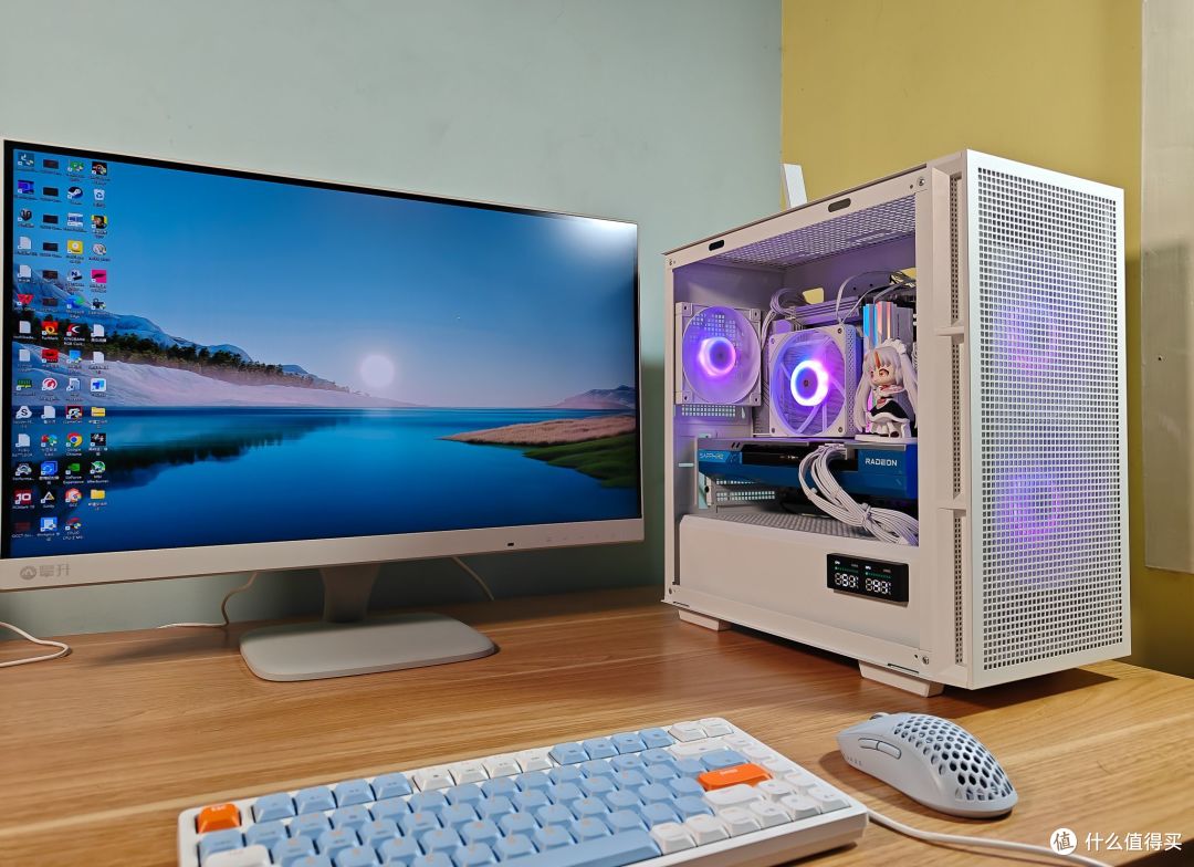 给表弟的开学3A整机,9600X+技嘉B650M冰雕主板