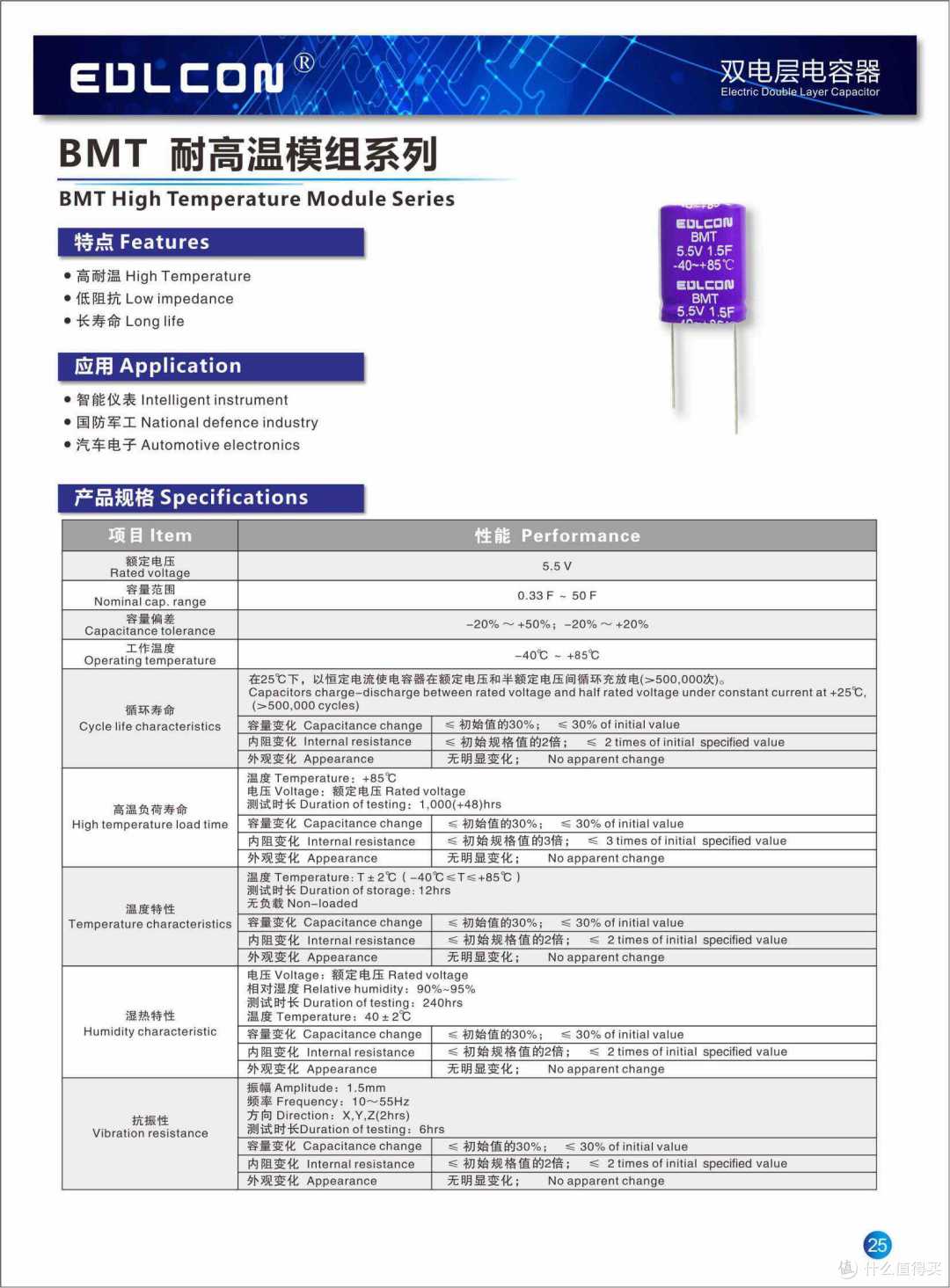 电池交易网可快速获取绿宝石超级电容规格书