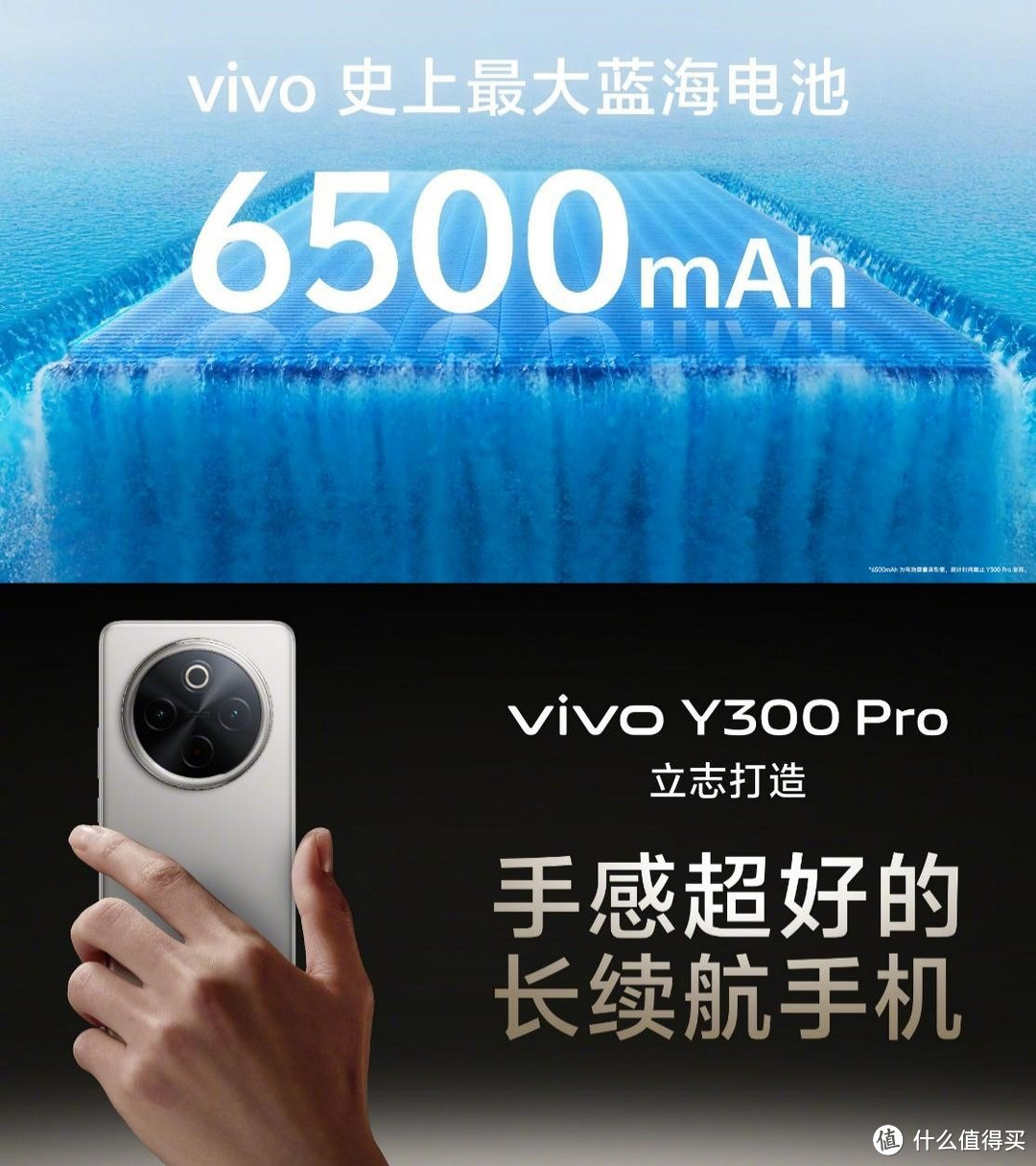 续航灭霸vivo Y300 Pro发布 6500mAh AI智能机型1799元起