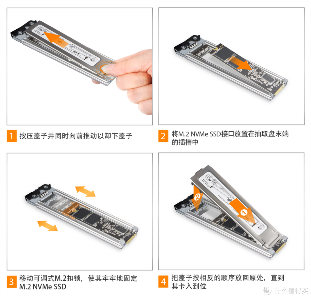 超高存储密度设计，数据密集型系统的理想选择——8盘位M.2 NVMe SSD PCIe 4.0硬盘抽取盒