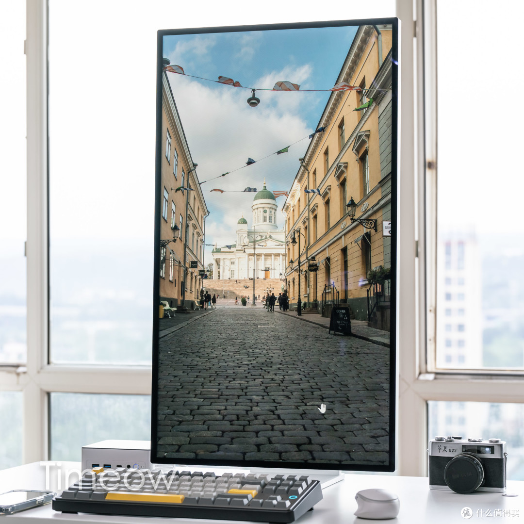 游戏办公两手抓！32寸4K144 全金属外壳 旋转升降工学支架 酷优客P32K显示器玩黑神话绝对爽啊！