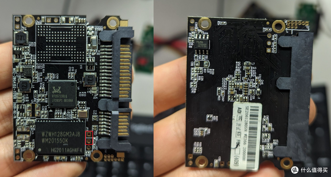 成功量产联想ST510系列固态,主控RTS5733DLQ,闪存ID:AD 5C 28 2A 01 90,附RTS5733开卡软件