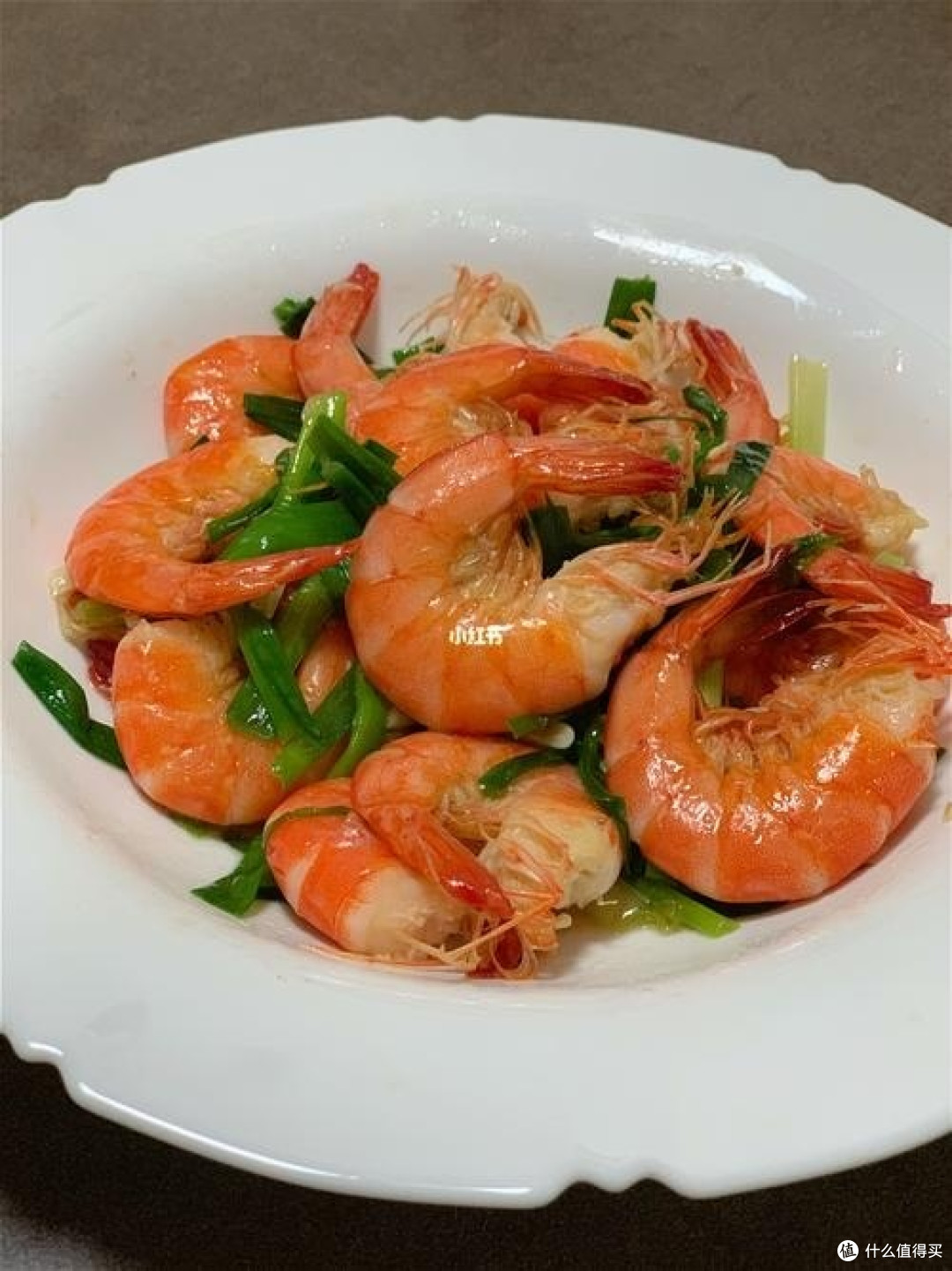 葱炒大虾