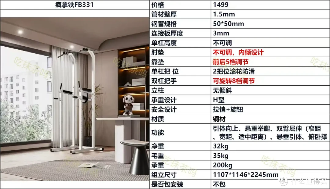 又一CrossFit带火的健身器械 ！落地式引体向上架  选购全攻略，千元级这6款居家轻松打造强健体魄