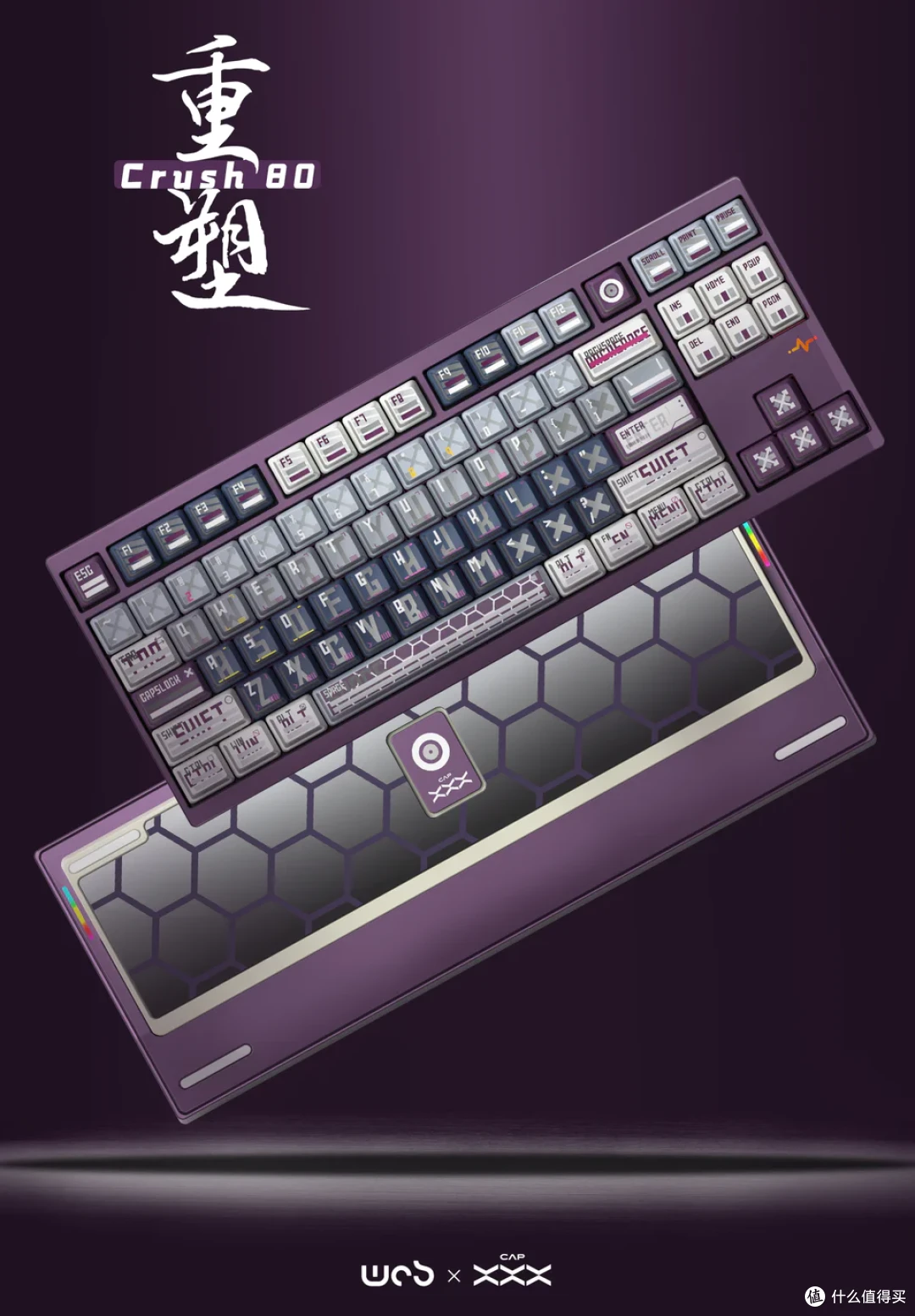 WOB CAPXXX CRUSH80 C80 限定カラー WOB CAPXXX CRUSH80 C80 限定カラー WOBKEY Crush 80【メカニカル