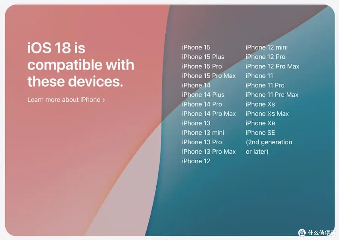 iOS18正式推送!屏幕自定义来了 不用羡慕安卓了~ 这些机型适合更新