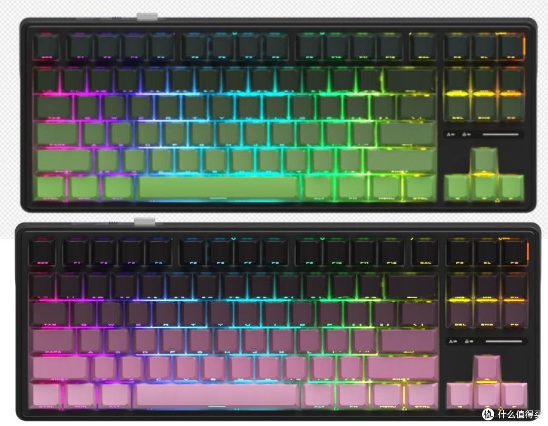 RK R87Pro:键声悦耳外形帅,1K回报参数高,还有定制私模锂电池!_键盘_什么值得买