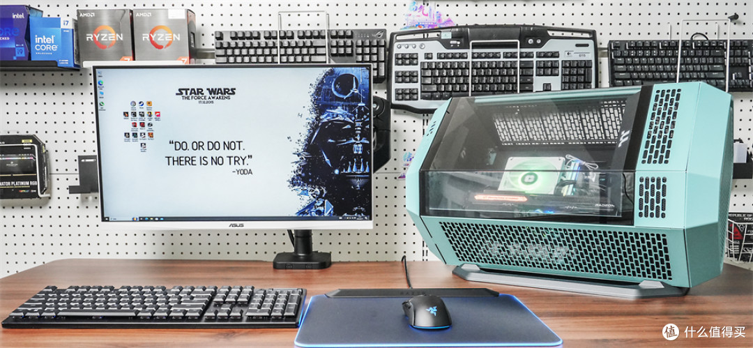 12600T+华擎ASRock B760M+RX7600显卡+Tt The Tower 300松石绿海景房机箱装机分享