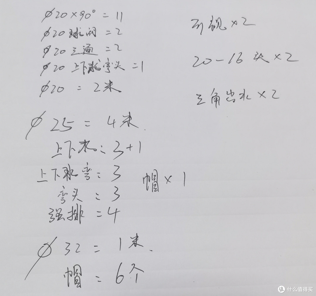 第一次计算的材料