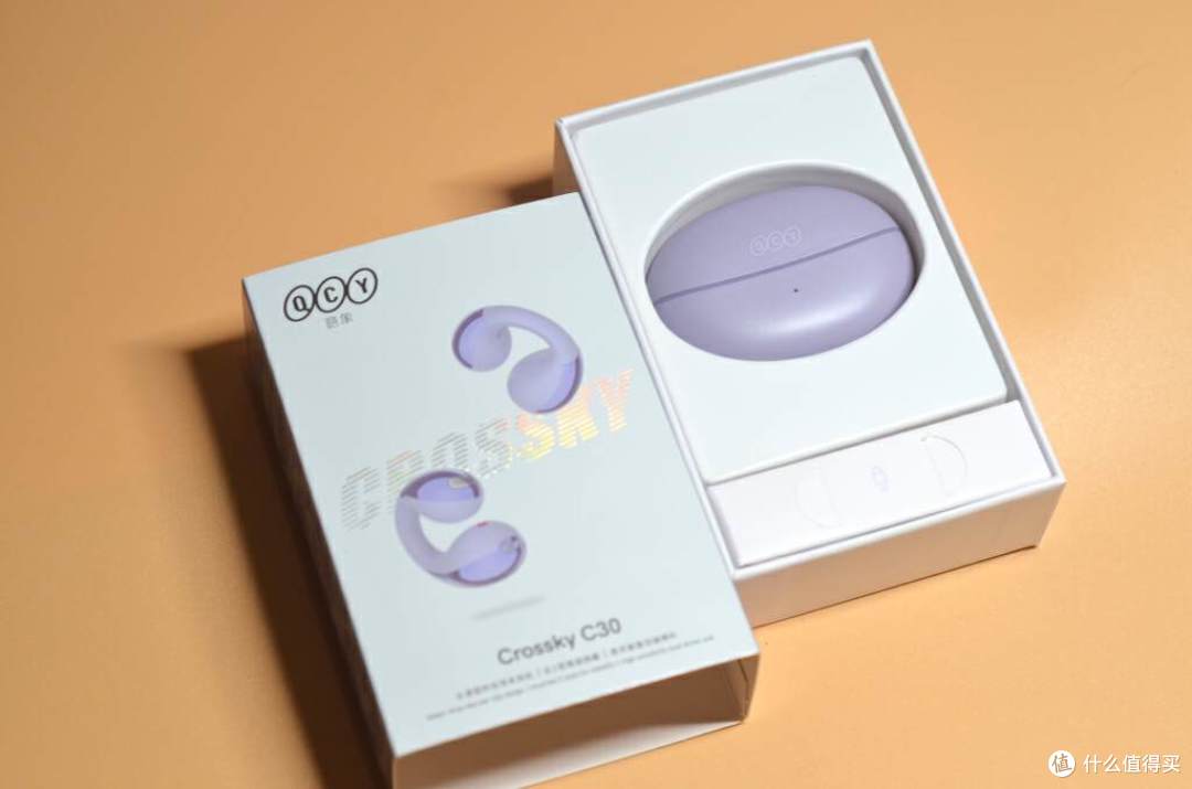 百元级QCY C30开放式耳夹耳机，颜值高佩戴舒适还不伤耳