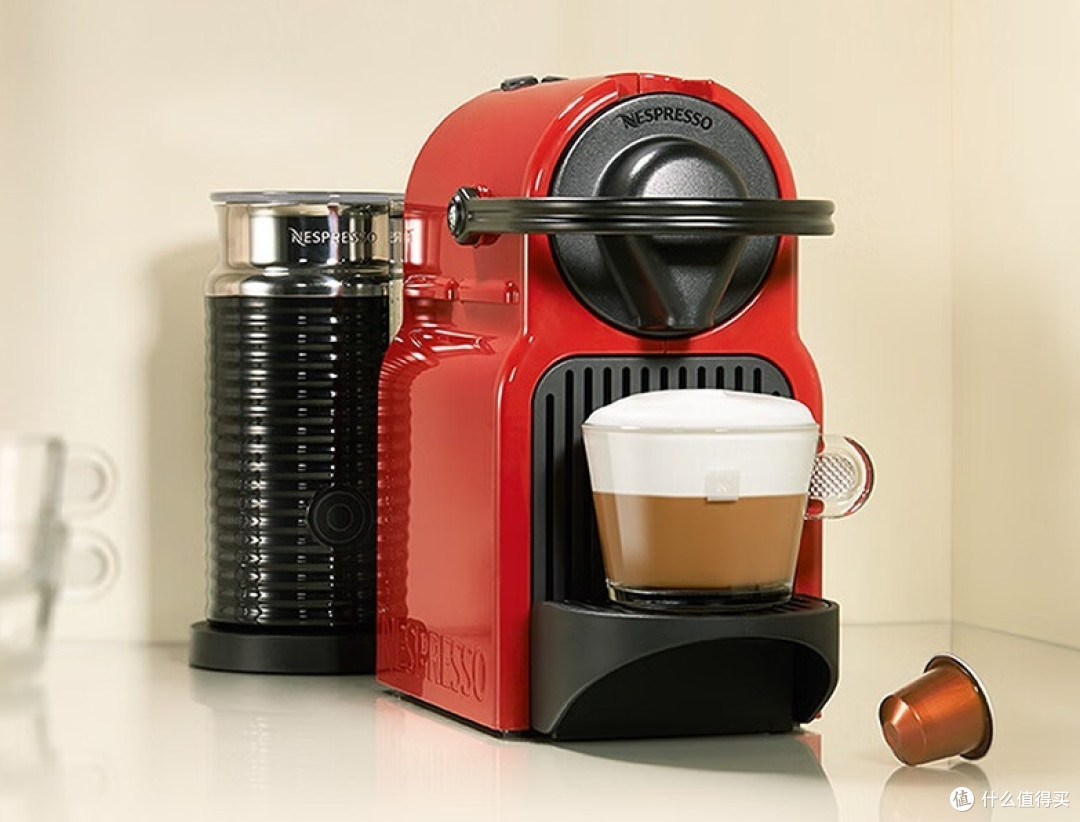 Nespresso Inissia C40 胶囊咖啡机：简约设计、便捷操作_胶囊咖啡机_什么值得买