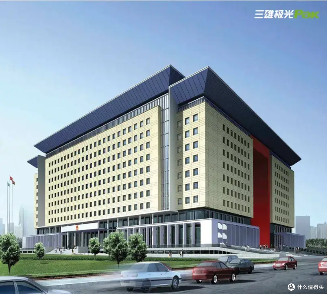 三雄极光智能照明项目：河南省省级机关综合办公楼